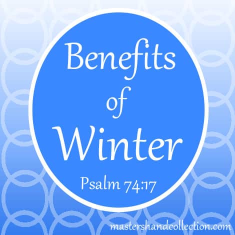 Benefits of Winter Psalm 74:17 devotional