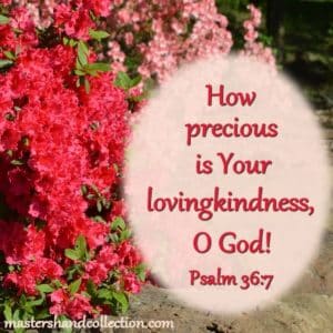 Bible verse about God's lovingkindness