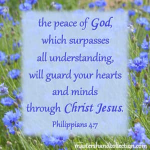 Bible verses about peace Philippians 4:7