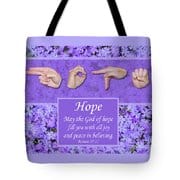 Master's Hand Collection Tote Bag God of Hope