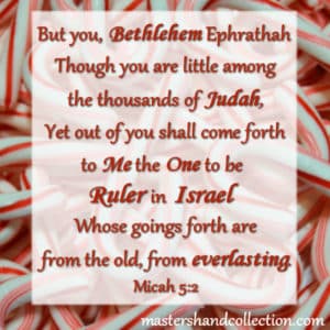 But you Bethlehem Micah 5 2