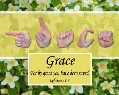 By Grace Ephesians 2:8 Bible Verse Art