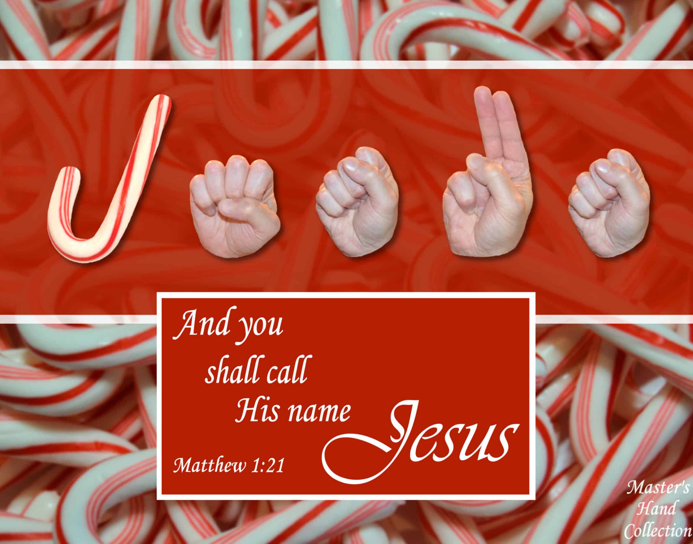 artwork titled Call His Name Jesus by Master's Hand Collection