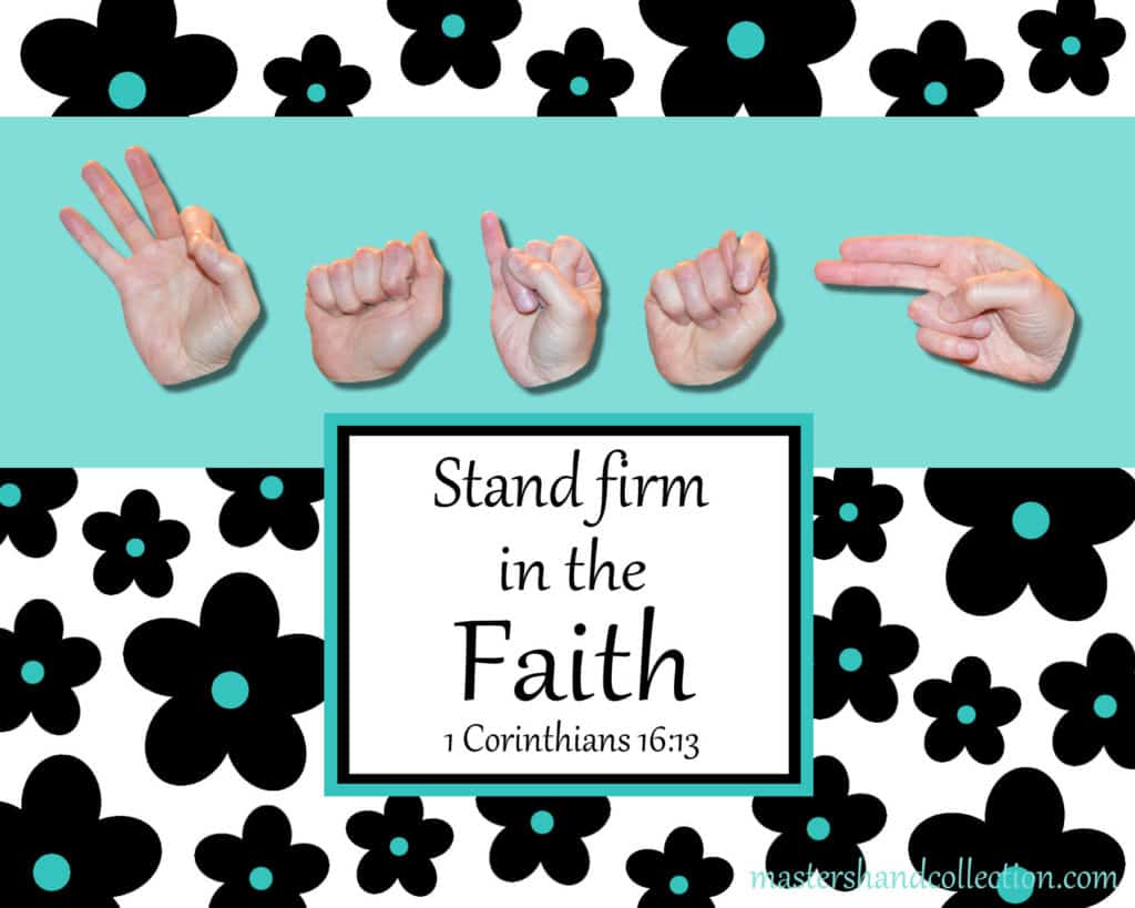 artwork titled Faith B&W Graphic by Master's Hand Collection
