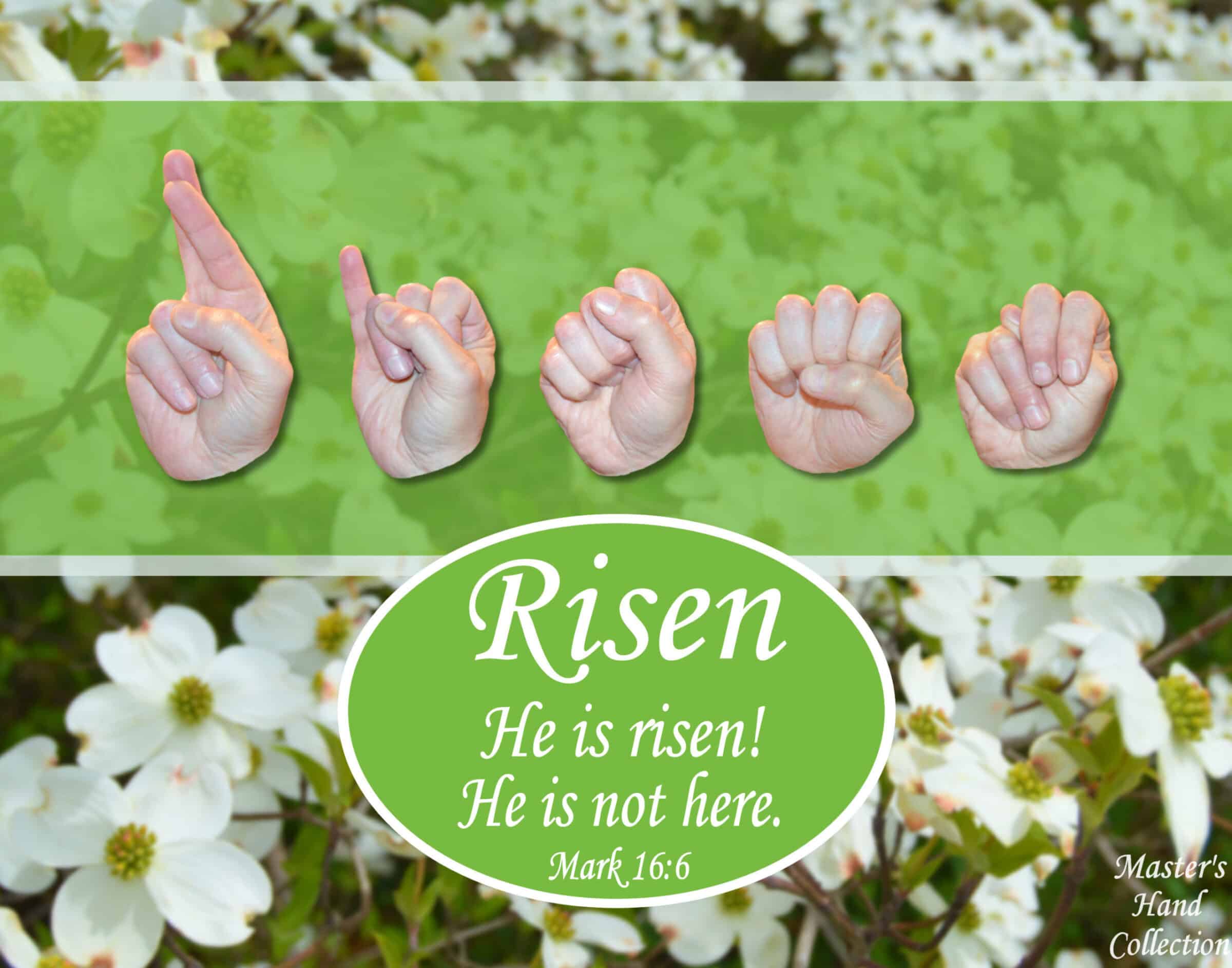 He is Risen Art by Master's Hand Collection