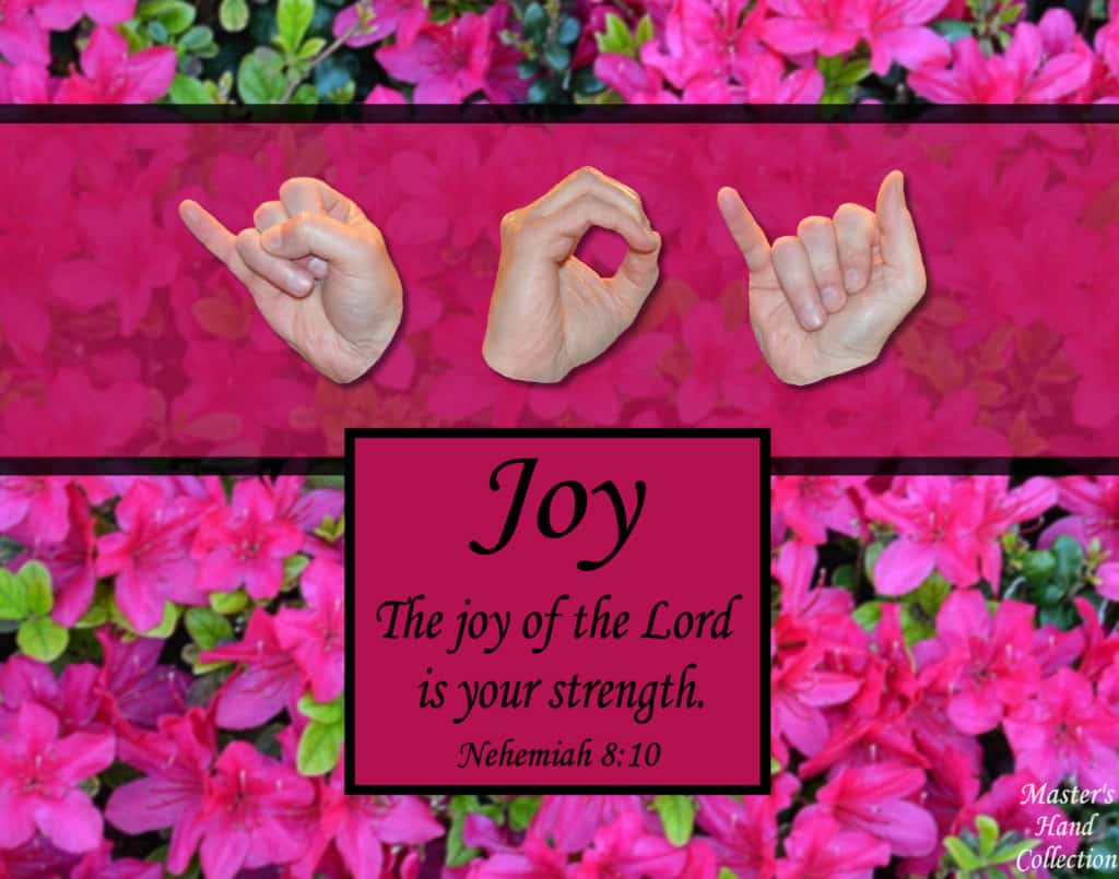 Bible Verse Art Joy of the Lord by Master's Hand Collection