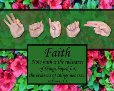 Bible Verse Art Now Faith by Master's Hand Collection