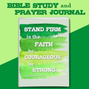 Stand Firm Bible Study and Prayer Journal