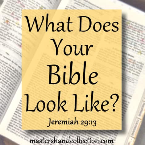 What Does Your Bible Look Like? Jeremiah 29:13