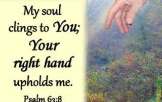 Psalm 63:8 Free Scripture Art