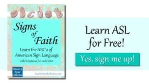 Signs of Faith by Master's Hand Collection