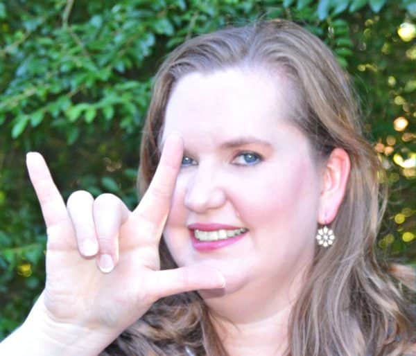 Christian Devotional Author Connie Rowland signing I love you