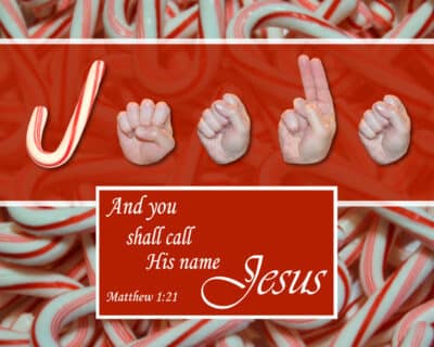 Call His Name Jesus Matthew 1:21 Christmas Art