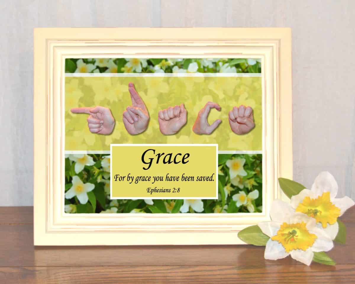 Powerful Bible Verses about Grace - Master's Hand Collection