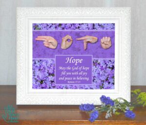 God of Hope Printable Art