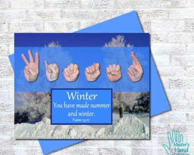 Winter Printable Card