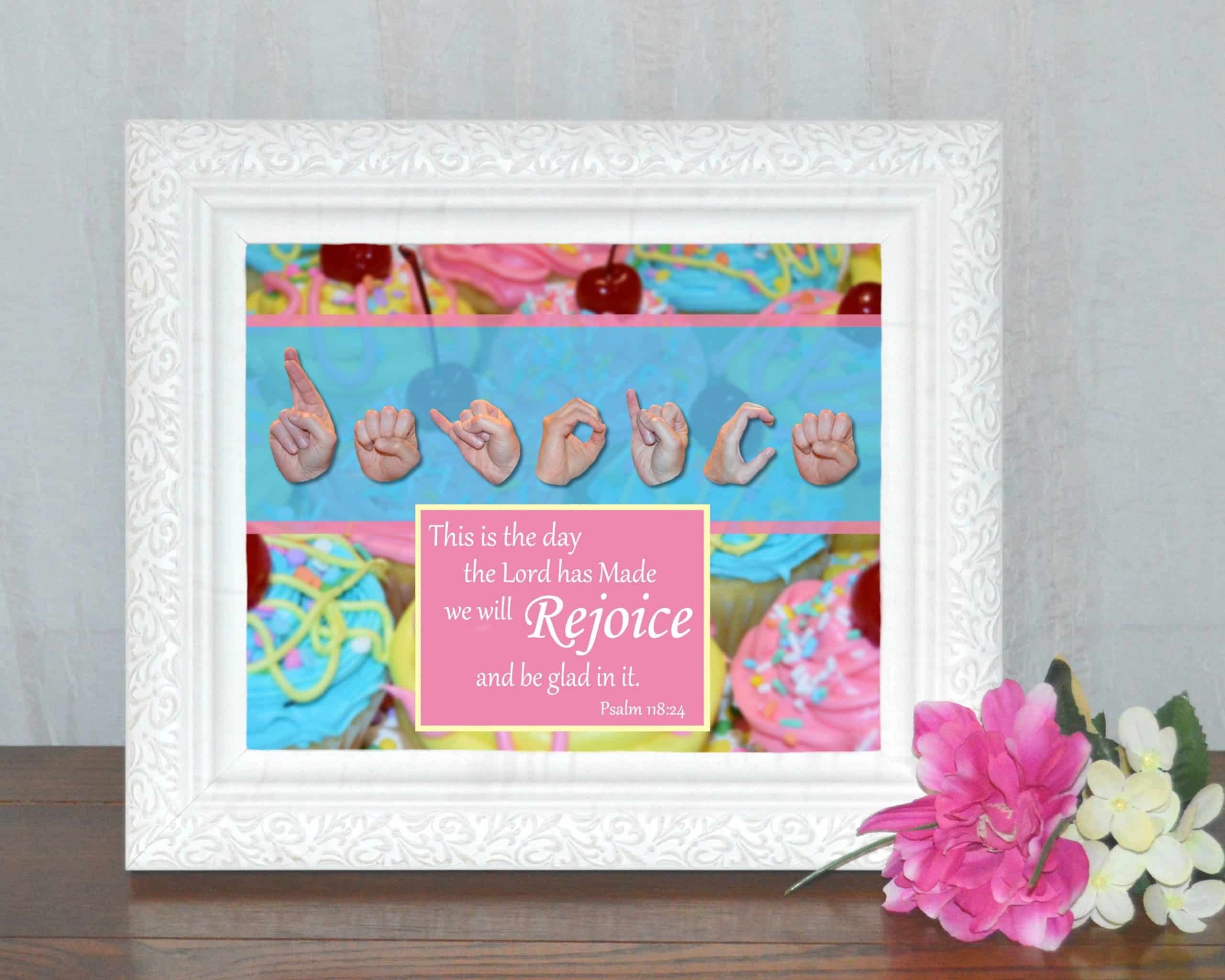 Rejoice and Be Glad Printable Art