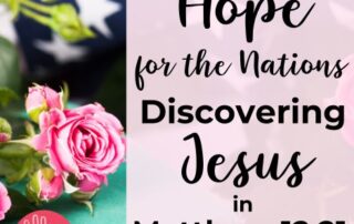 Jesus Hope of the Nations Matthew 12:21
