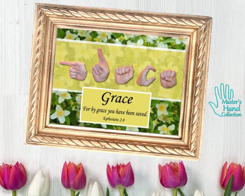 Powerful Bible Verses about Grace - Master's Hand Collection