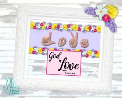 God is Love Art Print by Master's Hand Collection