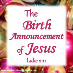 The Birth Announcement of Jesus Luke 211