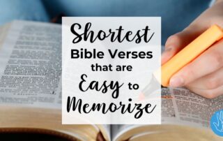 Shortest Bible Verses that are Easy to Memorize