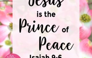 Jesus is the Prince of Peace Isaiah 9 6