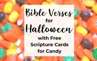 Bible Verses for Halloween with Free Scripture Cards
