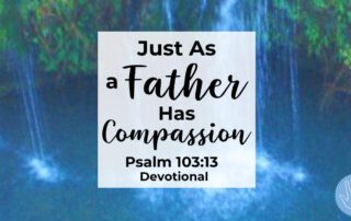 Psalm 103:13 Just As a Father Has Compassion