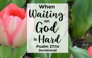 Psalm 27:14 Devotional When Waiting on God is Hard