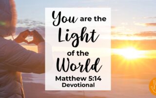 Matthew 5:14 Devotional You are the Light of the World