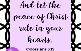 Colossians 3:15 Meaning Peace of Christ Bible Verse