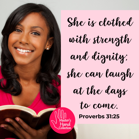 Power of a Woman in the Bible Proverbs 31:25 She is clothed with strength and dignity